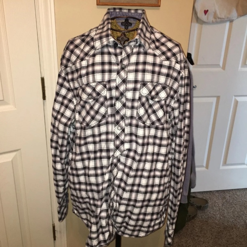 James Campbell Flannel Shirt Large